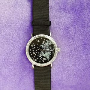 Ed Hardy sparkle sketch watch EUC